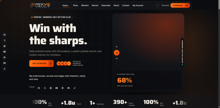 PICK VIZ orange color preset